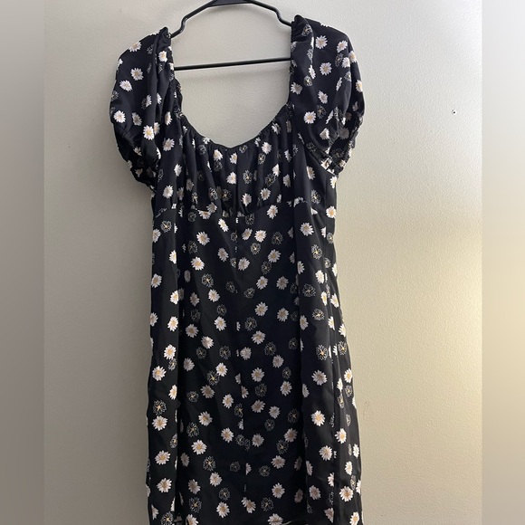 NWT BP Ditsy Floral Tie Front Mini Dress Size XL - Picture 7 of 9
